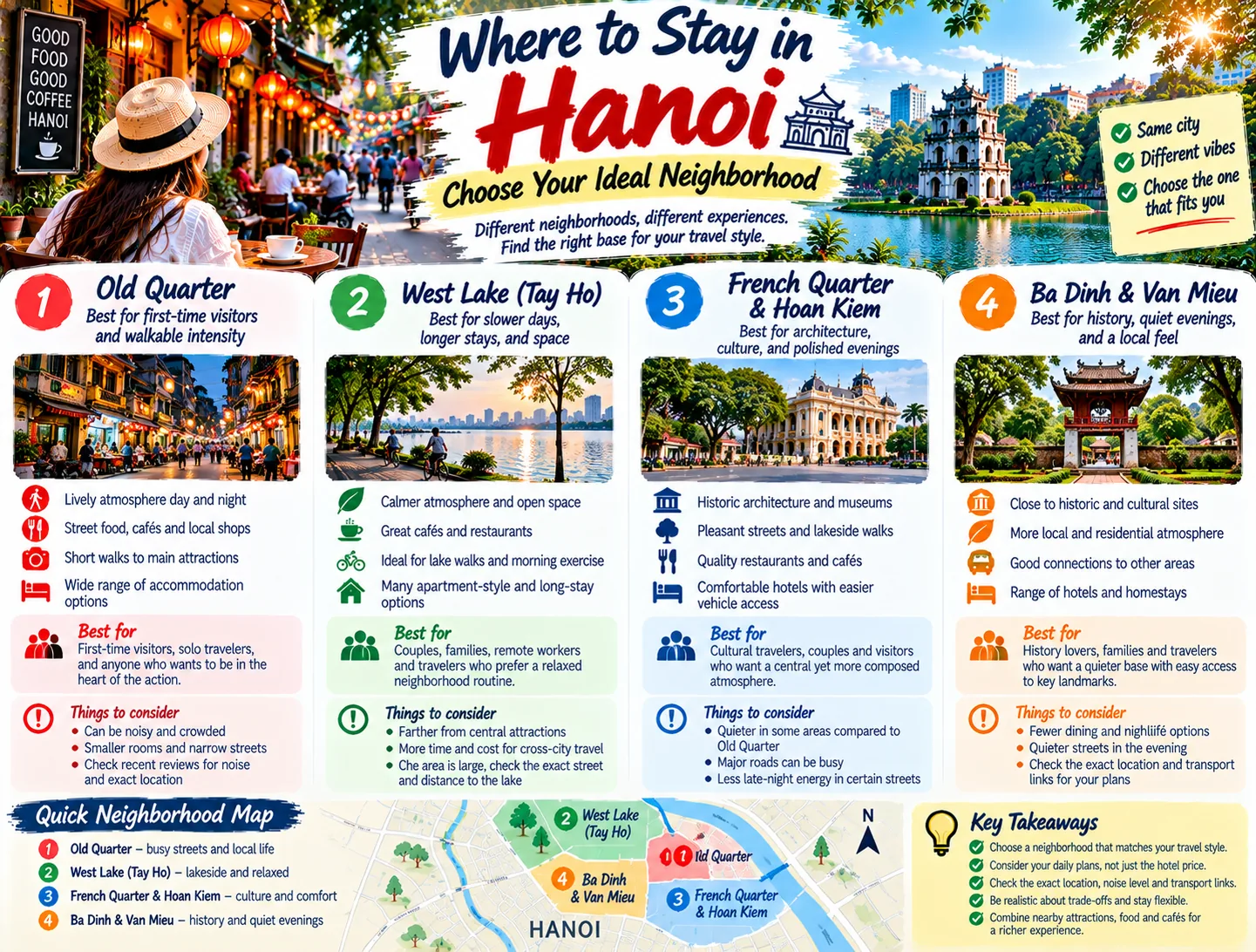 Where to Stay in Hanoi: Choose Your Ideal Neighborhood